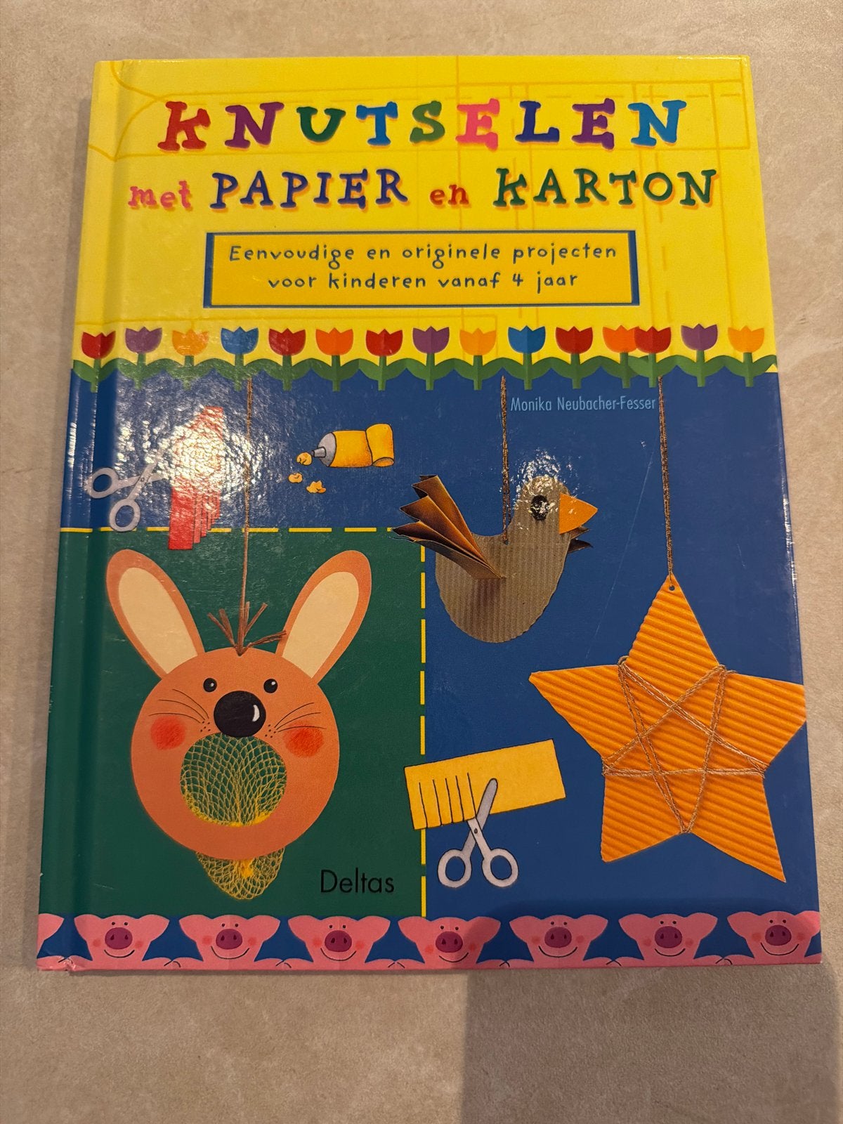 Knutselen met papier en karton - vanaf 4 jaar, Boeken, Ophalen of Verzenden, Gelezen, Scrapbooking en Knutselen, Geschikt voor kinderen