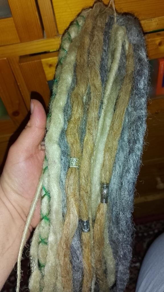 Synthetische dreads, Ophalen of Verzenden, Zo goed als nieuw, Pruik of Haarverlenging