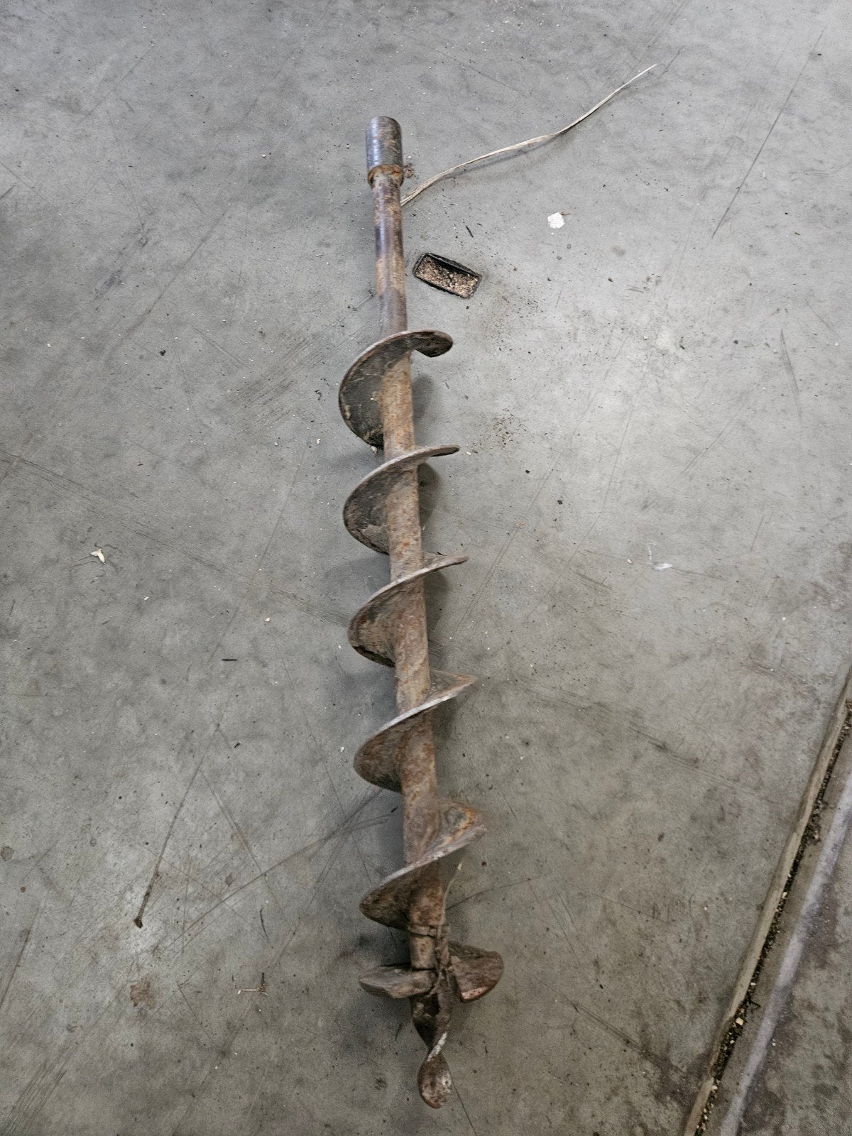 grondboor moet even geslepen worden 70cm x8cm stihl bt, Ophalen of Verzenden, Gebruikt, Boor- en/of Breekhamer