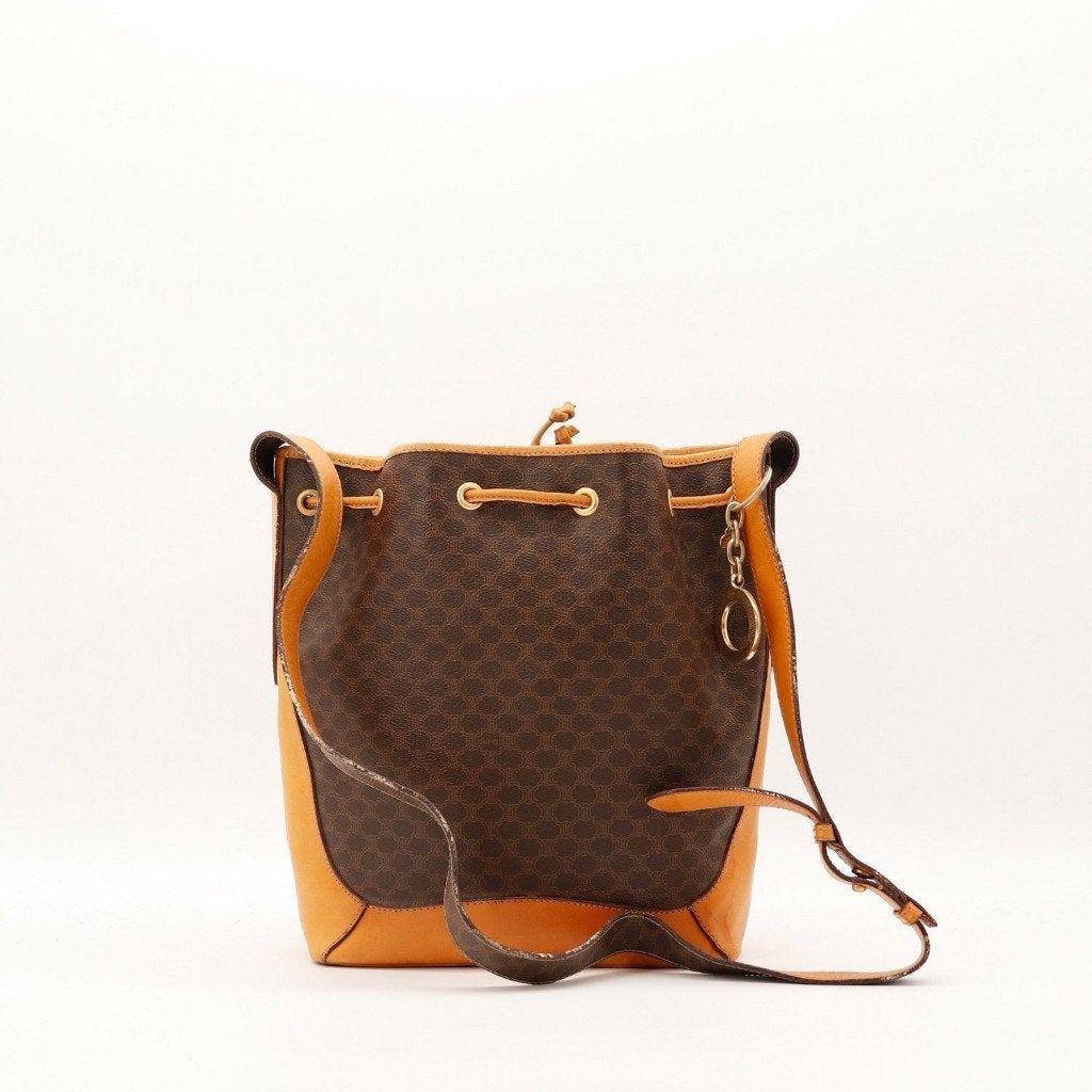 Céline Triomphe bucket tas, Verzenden, Gebruikt, Bruin, Overige typen