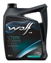 Minerale motorolie 20W50, voor 4 takt motoren, 4 ltr ,V-twin, Ophalen of Verzenden
