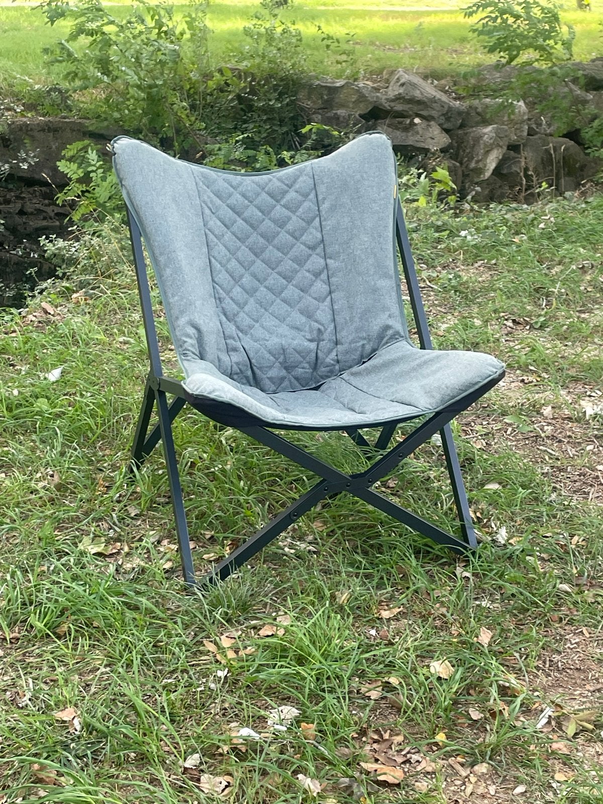 2x Bo-Camp Vlinderstoel - Comfortabele relax stoel, Ophalen, Nieuw, Campingstoel