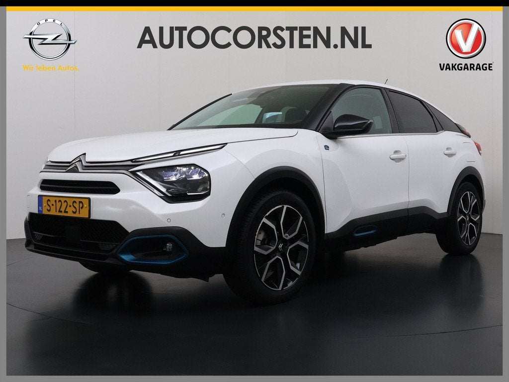 Citroën Ë-C4 Shine 50kWh Leer+Verwarmd Adaptive-Cr. 3D-Nav, Auto's, Citroën, Bedrijf, Te koop, e-C4, 360° camera, ABS, Achteruitrijcamera