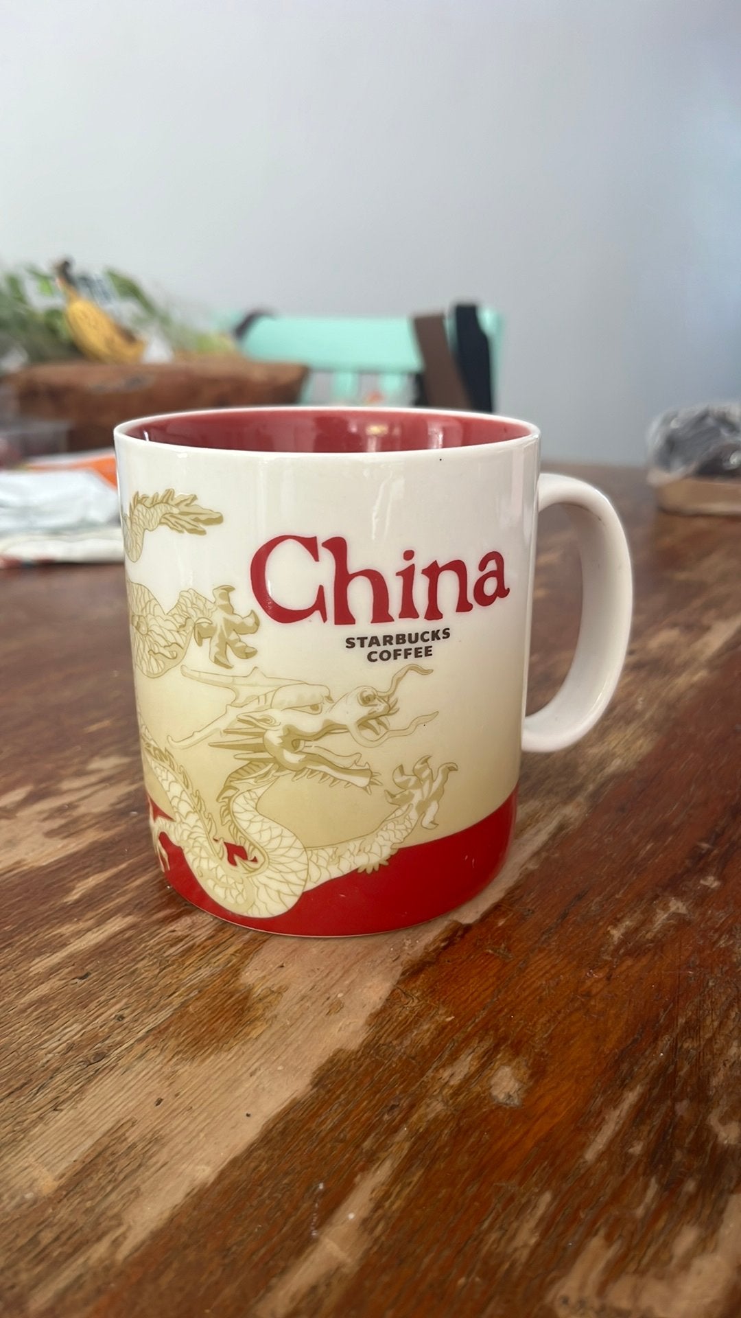 Starbucks mok China, Ophalen of Verzenden, Zo goed als nieuw, Overige stijlen, Kop(pen) en/of Schotel(s)