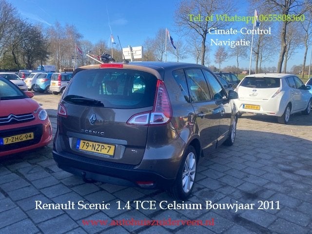 Renault Scenic 1.4 TCE 130 Celsium Voll Opties, Voorwielaandrijving, Euro 5, Stof, Gebruikt