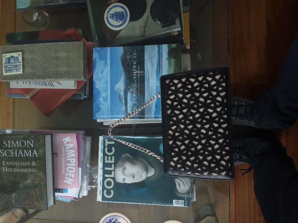 Handtas (Doncaster), Sieraden, Tassen en Uiterlijk, Tassen | Damestassen, Ophalen, Zo goed als nieuw, Zwart, Handtas