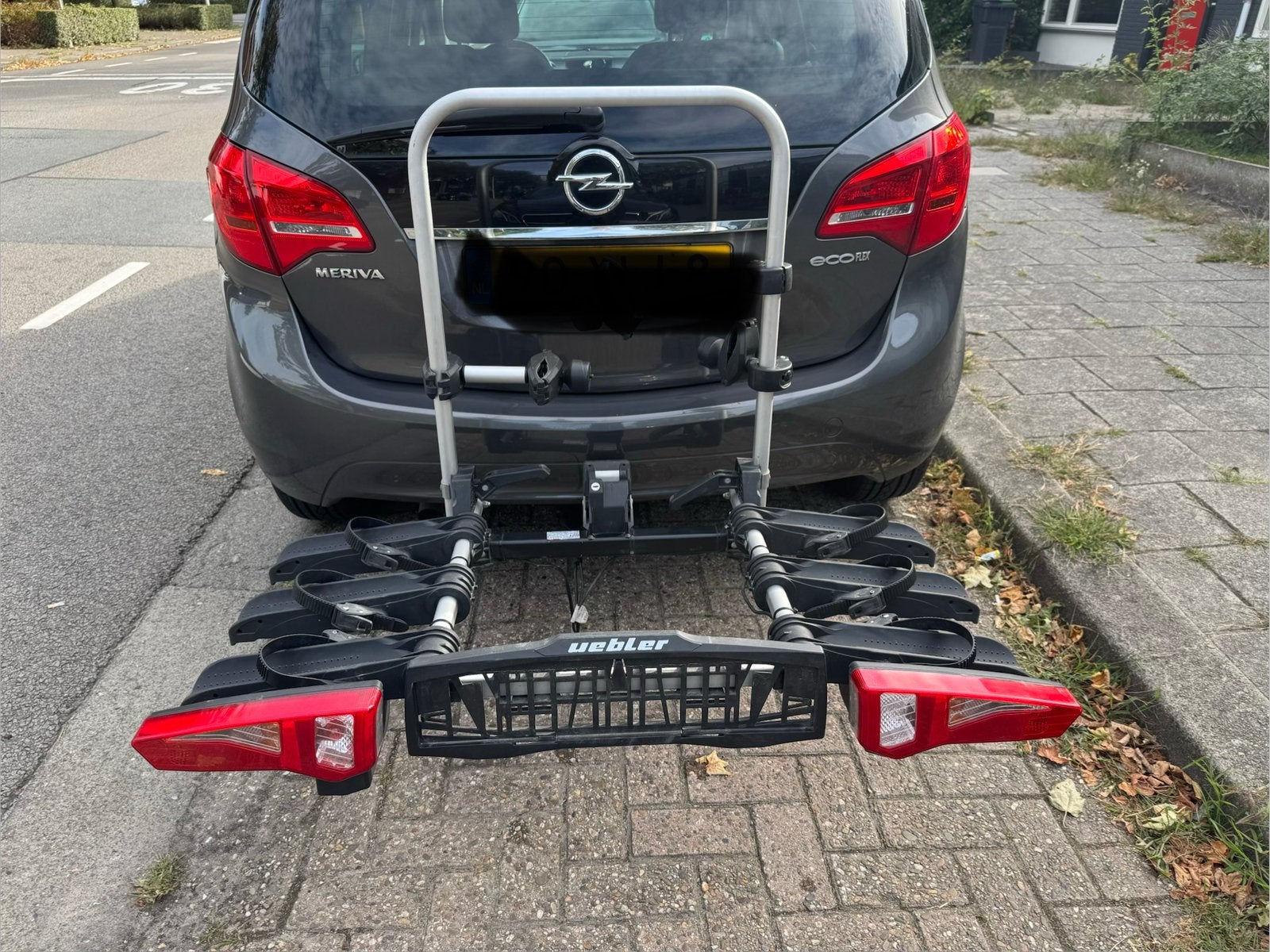 Uebler fietsendrager voor 3-fietsen, Auto diversen, Fietsendragers, Ophalen, Zo goed als nieuw, Trekhaakdrager