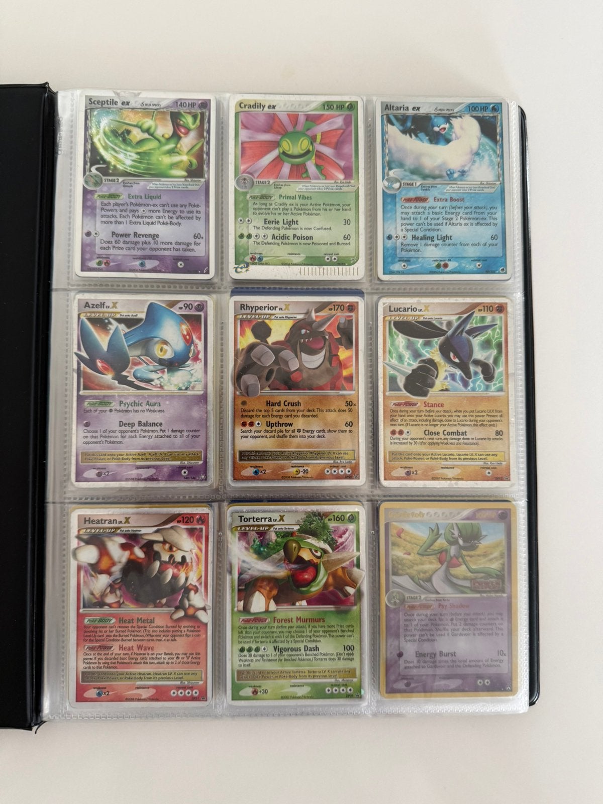 Vintage Pokemon kaarten collectie map (2003-2010) D&P / EX, Ophalen, Zo goed als nieuw, Meerdere kaarten