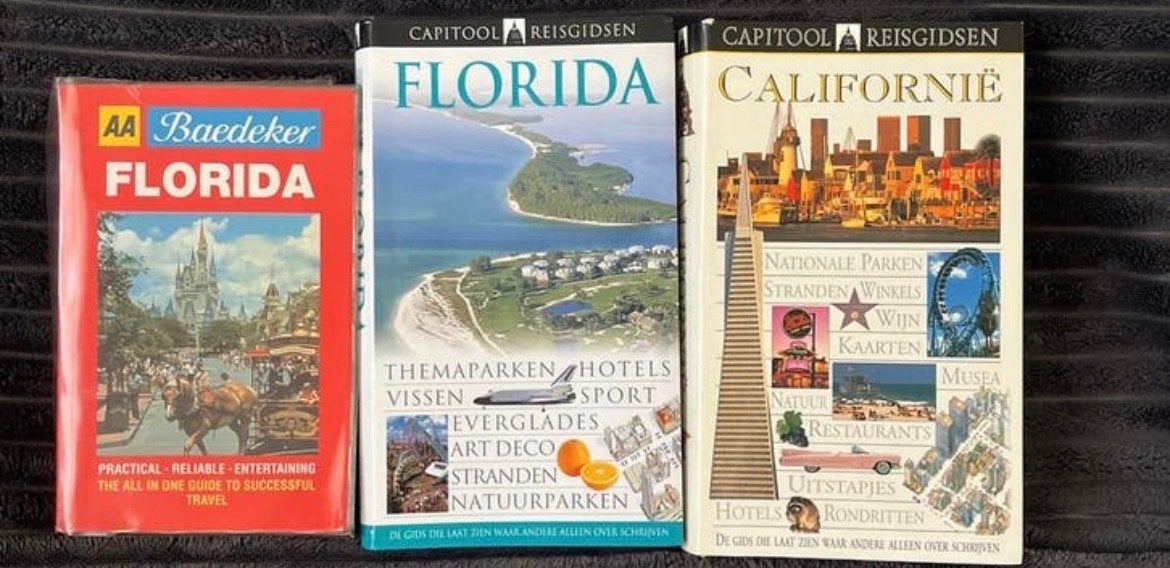 Reisgidsen Florida & Californië (Capitool & Baedeker), Gelezen, Capitool, Ophalen of Verzenden, Reisgids of -boek