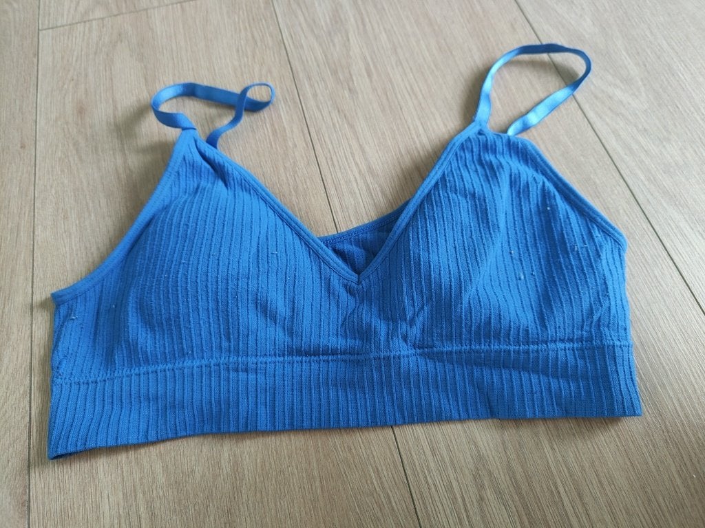 Hunkemöller Dianne Bralette, Nebulas Blue – Maat L zgan, Hunkemöller, Ophalen of Verzenden, Blauw, BH