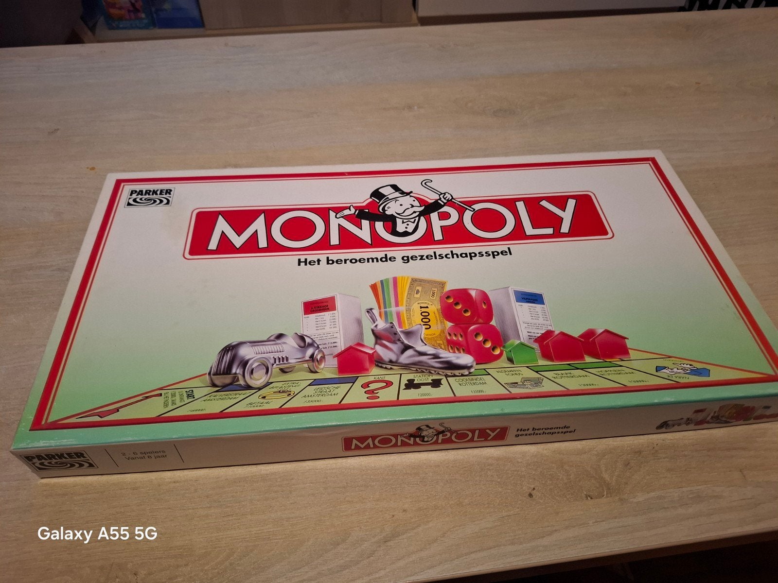 Monopoly Bordspel - Klassieke Editie, Consumentenservice@hasbro.nl, Postbus 3000, 3800 DA Amersfoort, Nederland, Parker, Gebruikt