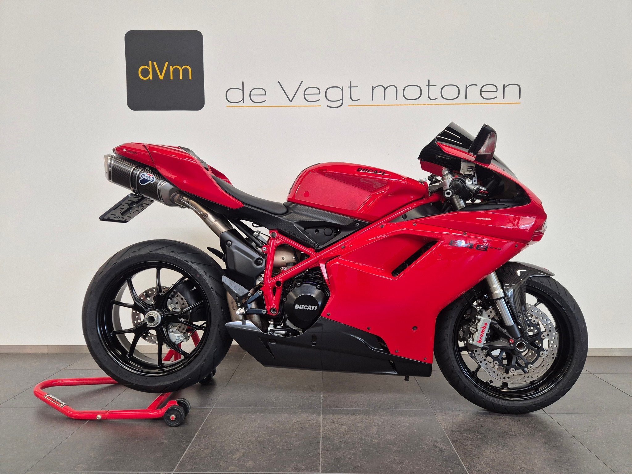 Ducati 848 Evo 848Evo Termignoni NL Motor Zeer Nette Staat, Super Sport, Meer dan 35 kW, Handgeschakeld, 848 cc