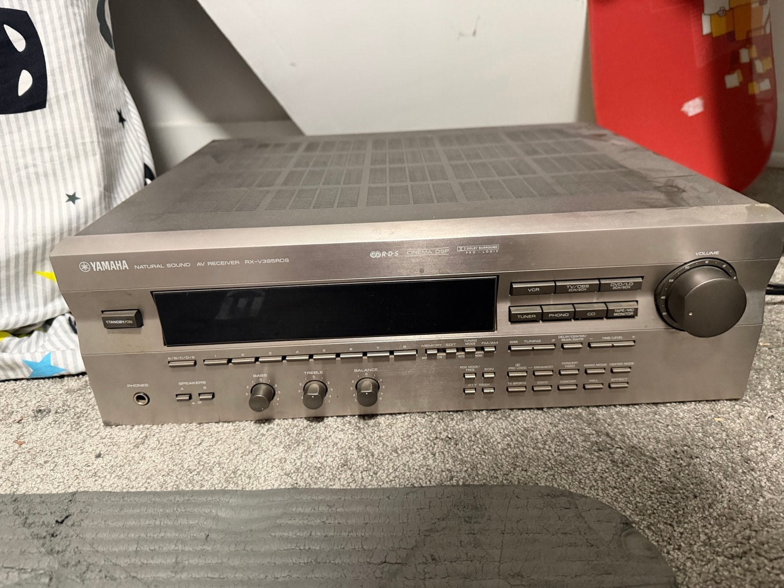 Yamaha RX-V395RDS AV Receiver - Natural Sound, Audio, Tv en Foto, Versterkers en Receivers, Ophalen, Gebruikt, Yamaha, Minder dan 60 watt