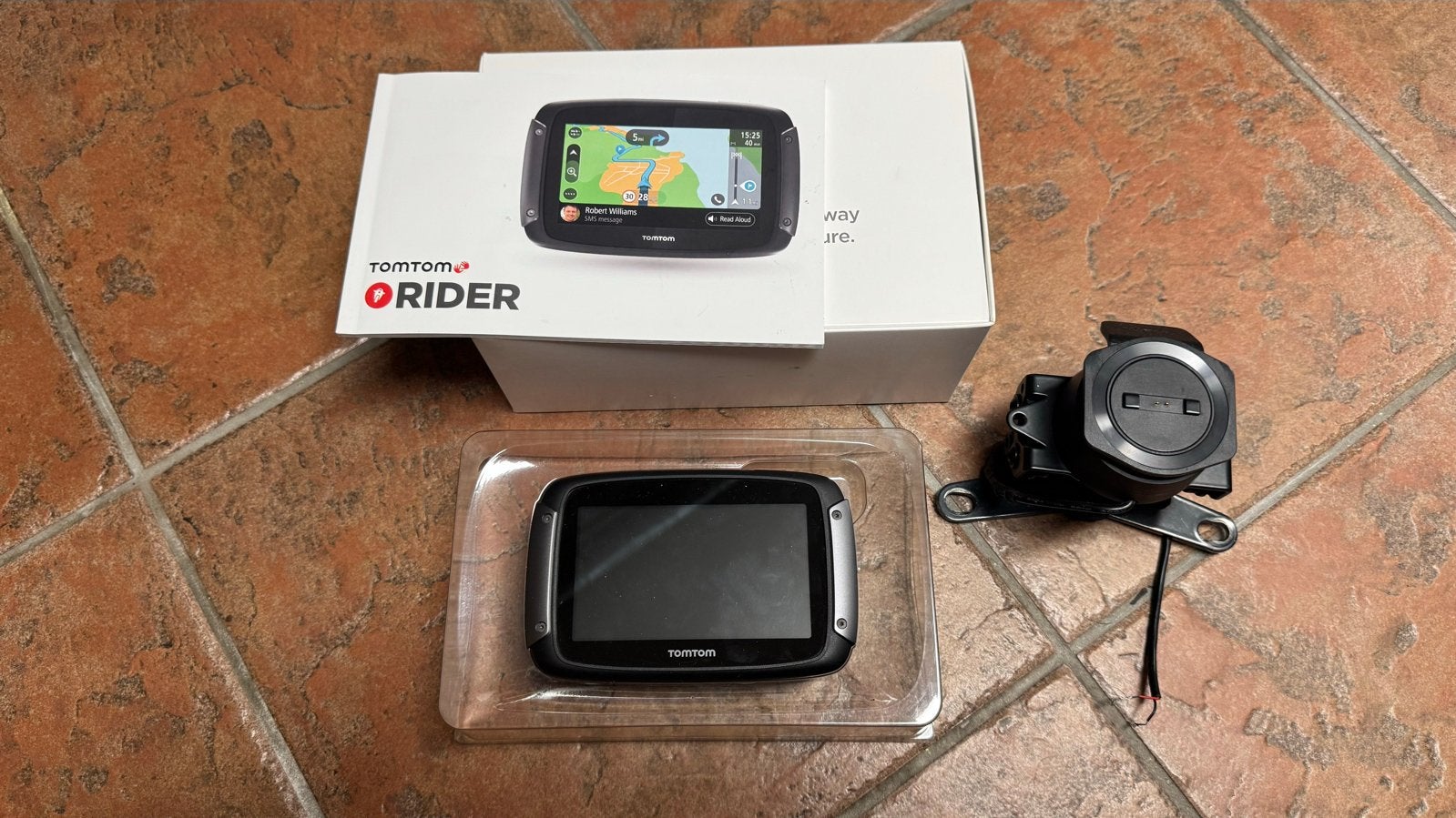 TomTom Rider 550 motorfiets navigatiesysteem, Motoren, Ophalen, Gebruikt