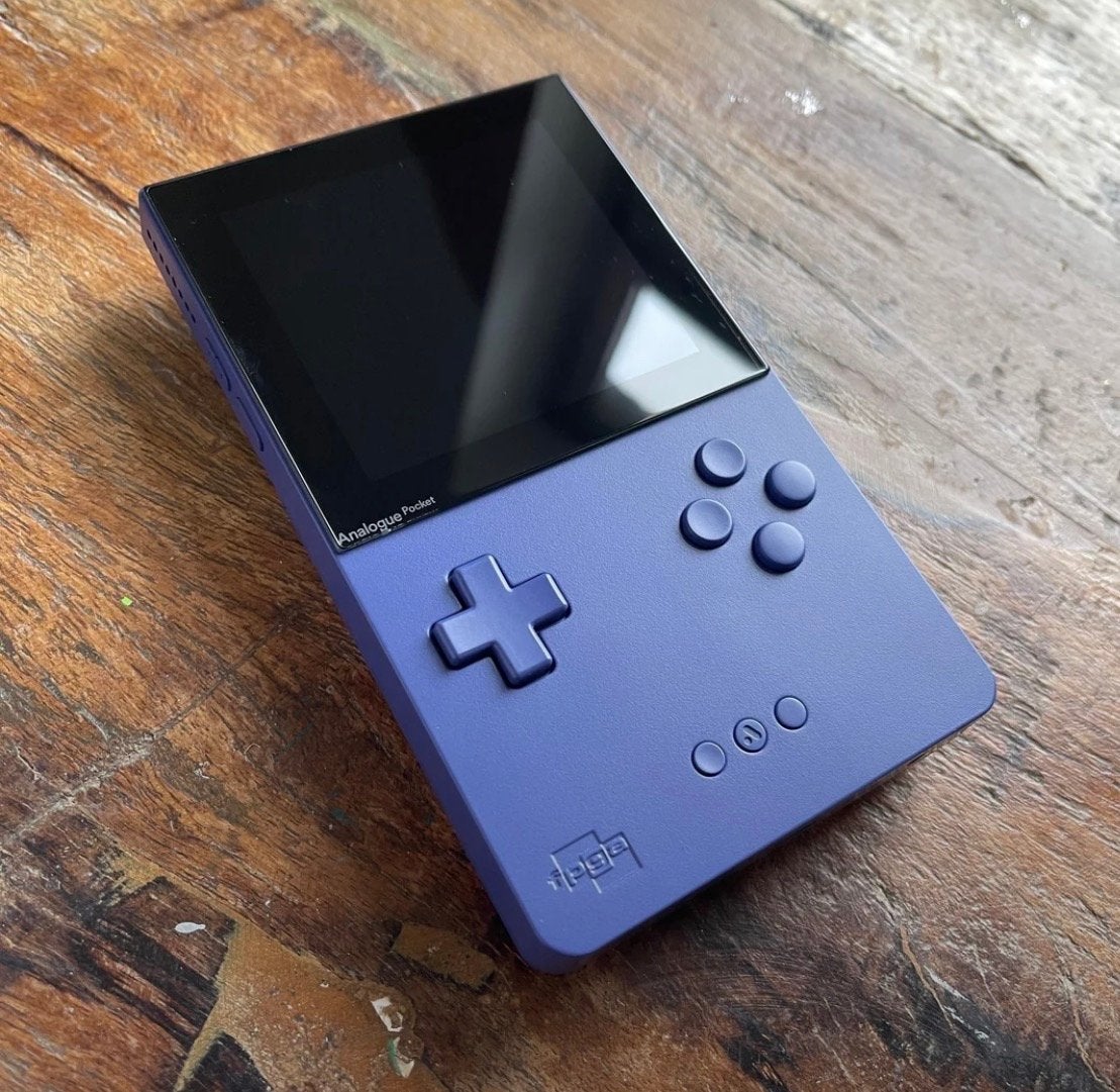 Analogue Pocket Indigo - Zo goed als nieuw, incl. cores, Ophalen, Overige merken, Zo goed als nieuw