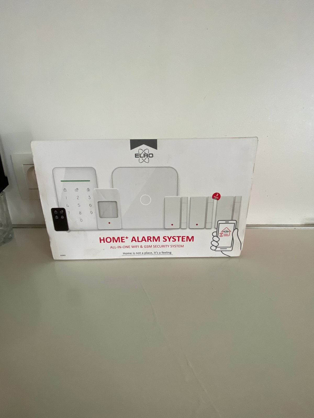 ELRO Home+ Alarm Systeem (AS90S) Nieuw in doos, Detector, Sensor of Melder, Ophalen of Verzenden, Zo goed als nieuw, Rook