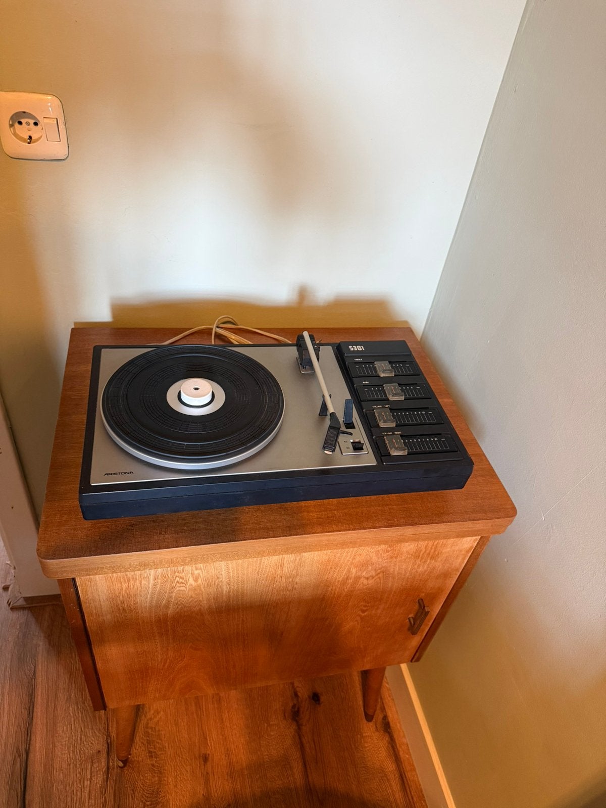 Vintage Platenspeler Aristona 5381, Ophalen, Gebruikt, Overige merken