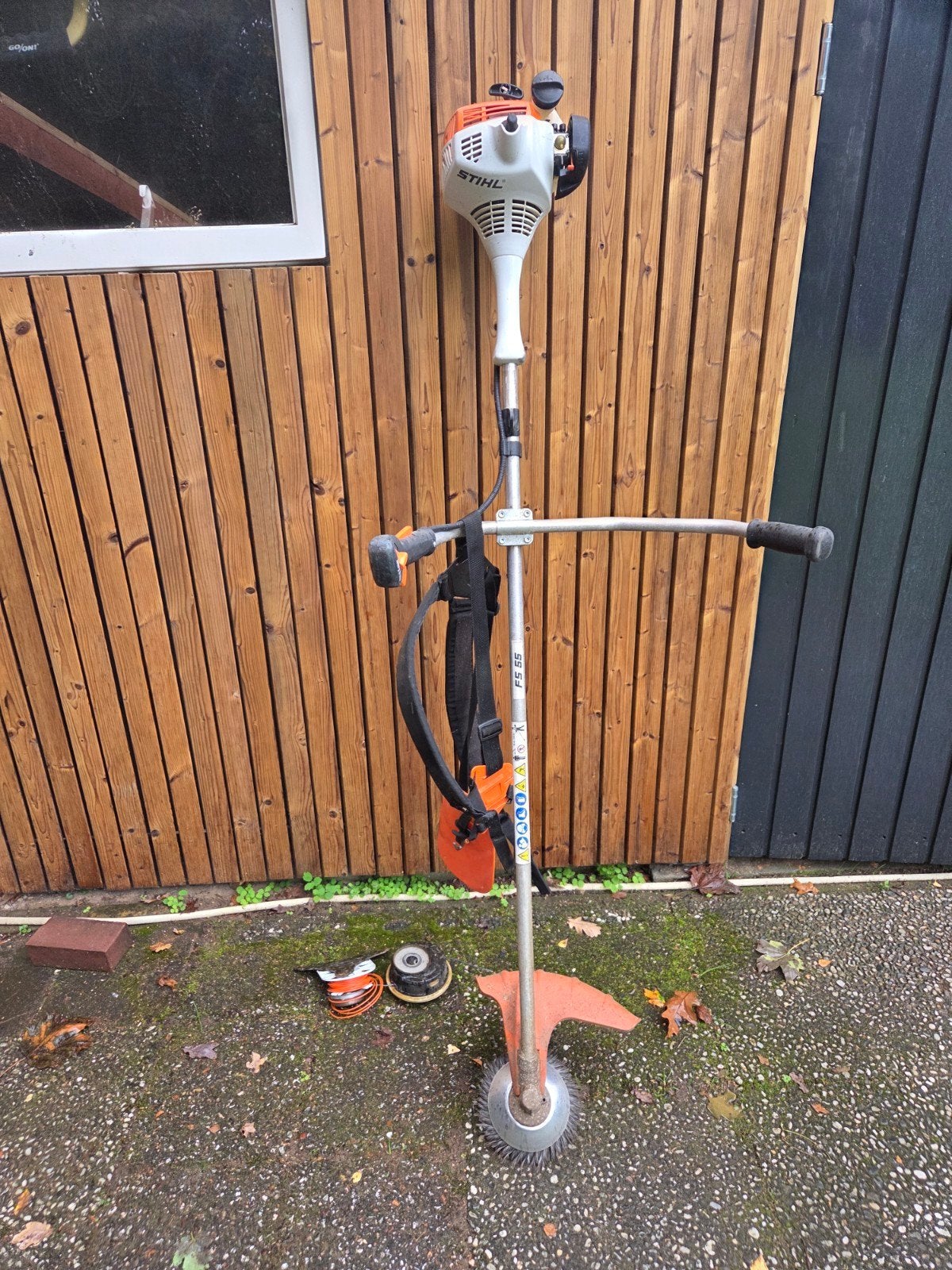 Stihl FS 55 Bosmaaier - Benzine - Inclusief Accessoires, Tuin en Terras, Ophalen of Verzenden, Gebruikt, Benzine-grasmaaier, Stihl