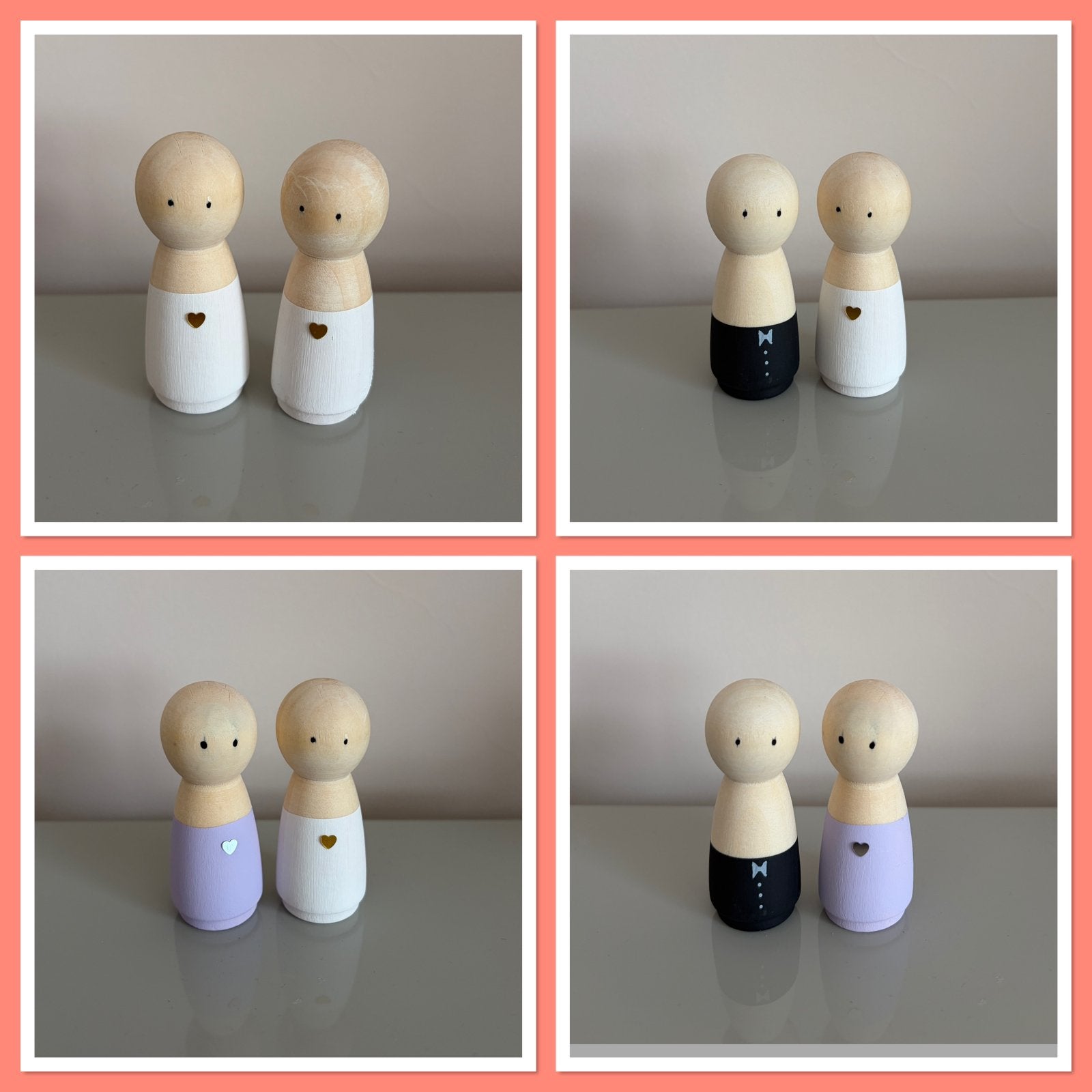 Bruidspaar, cadeau huwelijk, pegdolls, Ophalen of Verzenden, Zo goed als nieuw