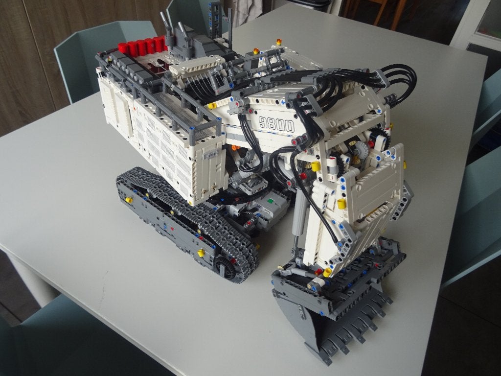 technic Lego 42100 Liebherr R 9800 graafmachine, Lego, Ophalen of Verzenden, Zo goed als nieuw, Technic