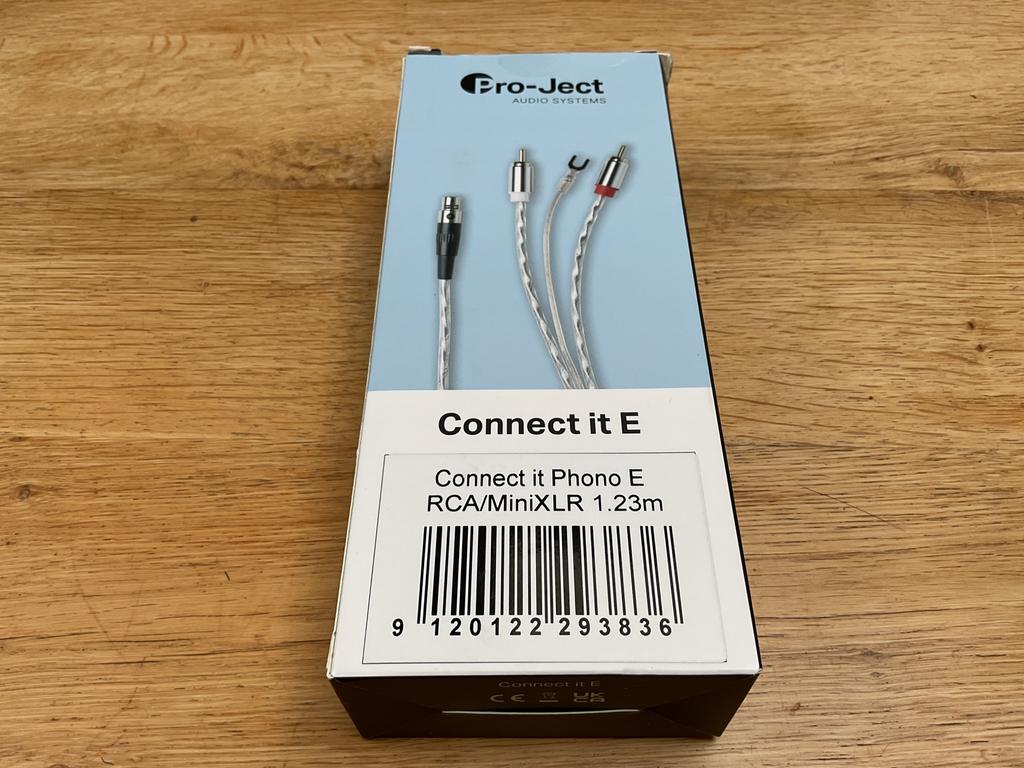 Pro-Ject Connect it Phono E RCA/MiniXLR 1.23m, Ophalen of Verzenden, Gebruikt, Minder dan 2 meter, Interlink-kabel