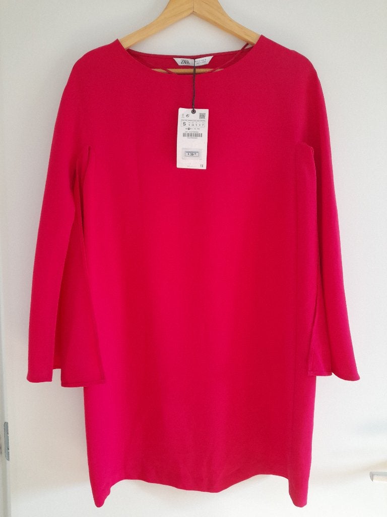 Zara jurk maat s, Nieuw, Ophalen of Verzenden, Roze, Maat 36 (S)
