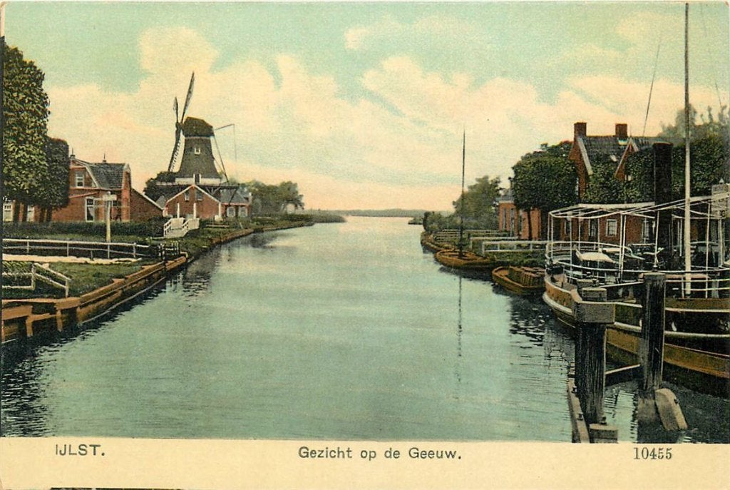 701-220-051 Ijlst Gezicht op de Geeuw, Verzenden, Voor 1920, Friesland