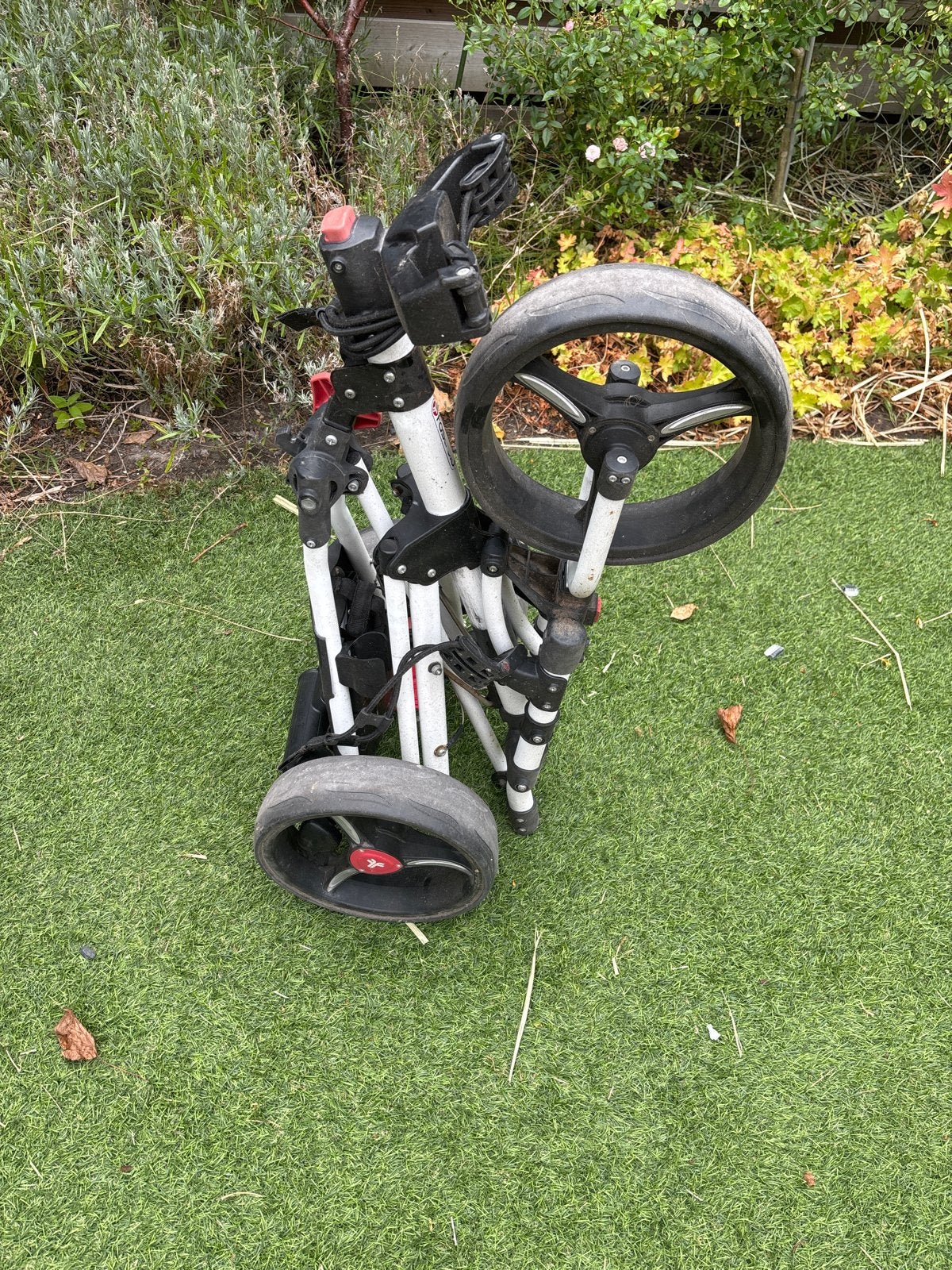Fastfold golfkar - gerepareerd luikje, Ophalen, Gebruikt, Golfkar, Overige merken