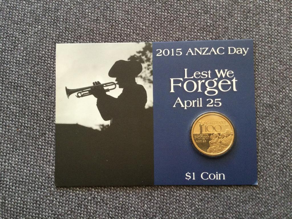 2015 ANZAC Day - 100 years Galipoli Coin, Verzenden, Losse munt