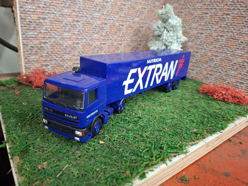 Lion car daf 95, Hobby en Vrije tijd, Modelauto's | 1:50, Ophalen of Verzenden, Zo goed als nieuw, Bus of Vrachtwagen, Lion Toys