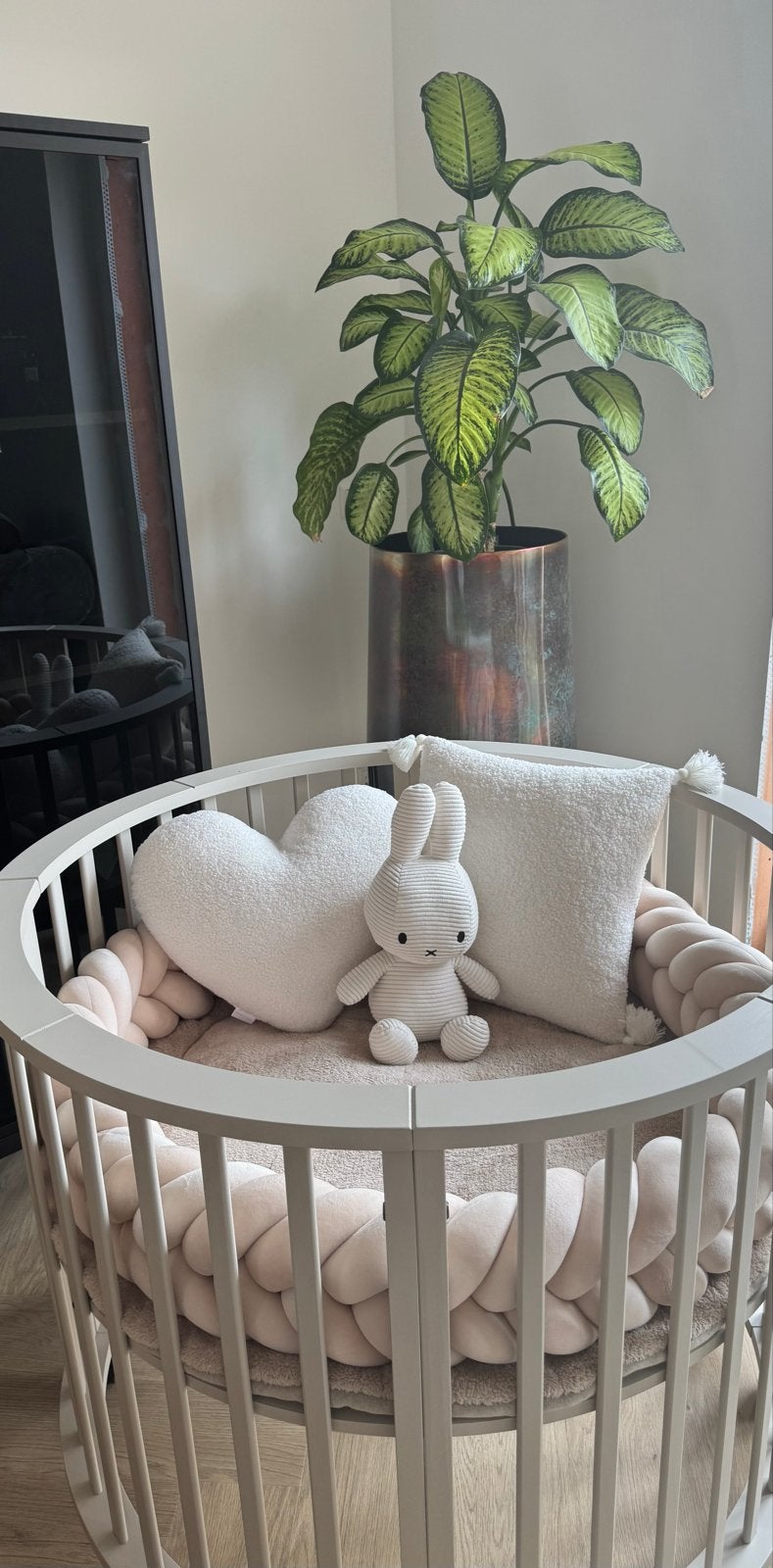Europe Baby Ronde Box Oatmeal - Zo goed als nieuw, Kinderen en Baby's, Kinderkamer | Bedden, Ophalen, Zo goed als nieuw, Minder dan 140 cm