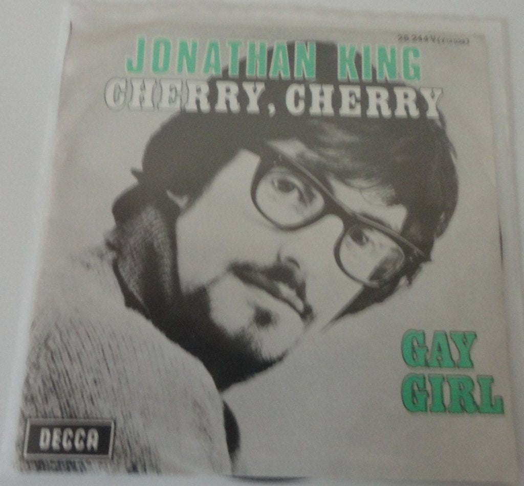 Jonathan King > Cherry Cherry, Cd's en Dvd's, Ophalen of Verzenden, Gebruikt, 7 inch, Pop
