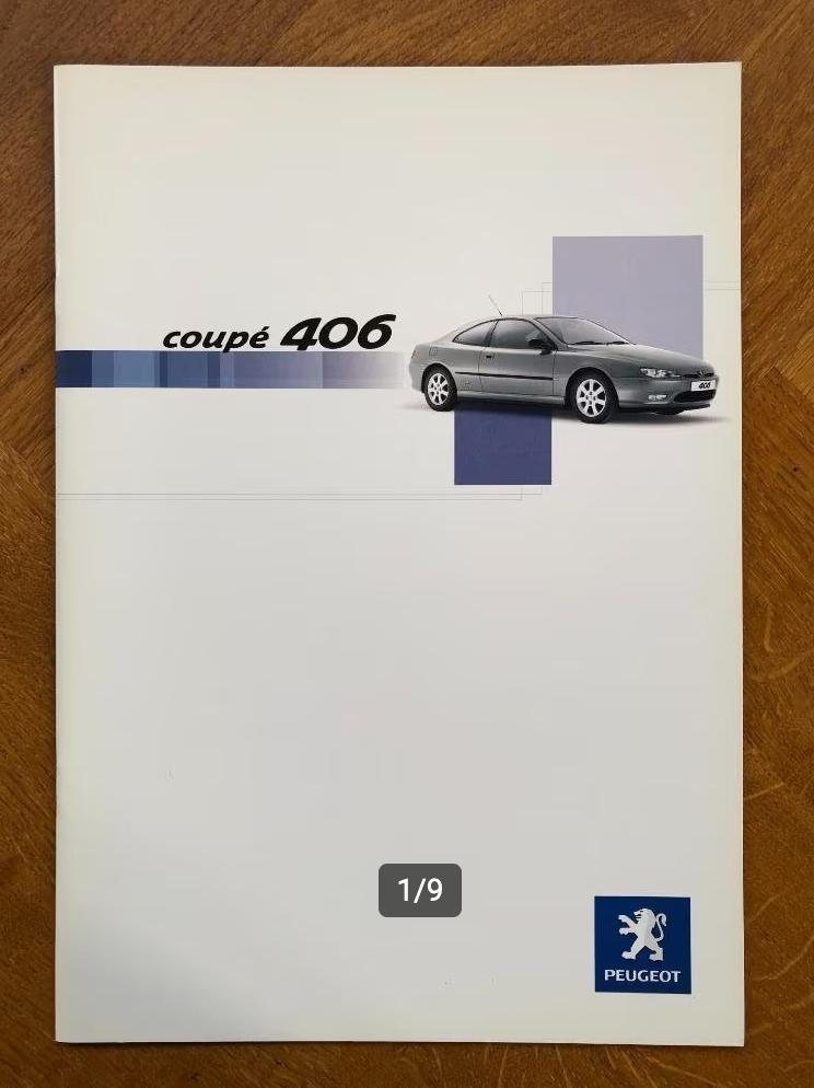 Peugeot 406 Coupé 2002 folder, Verzenden, Nieuw, Peugeot, Peugeot