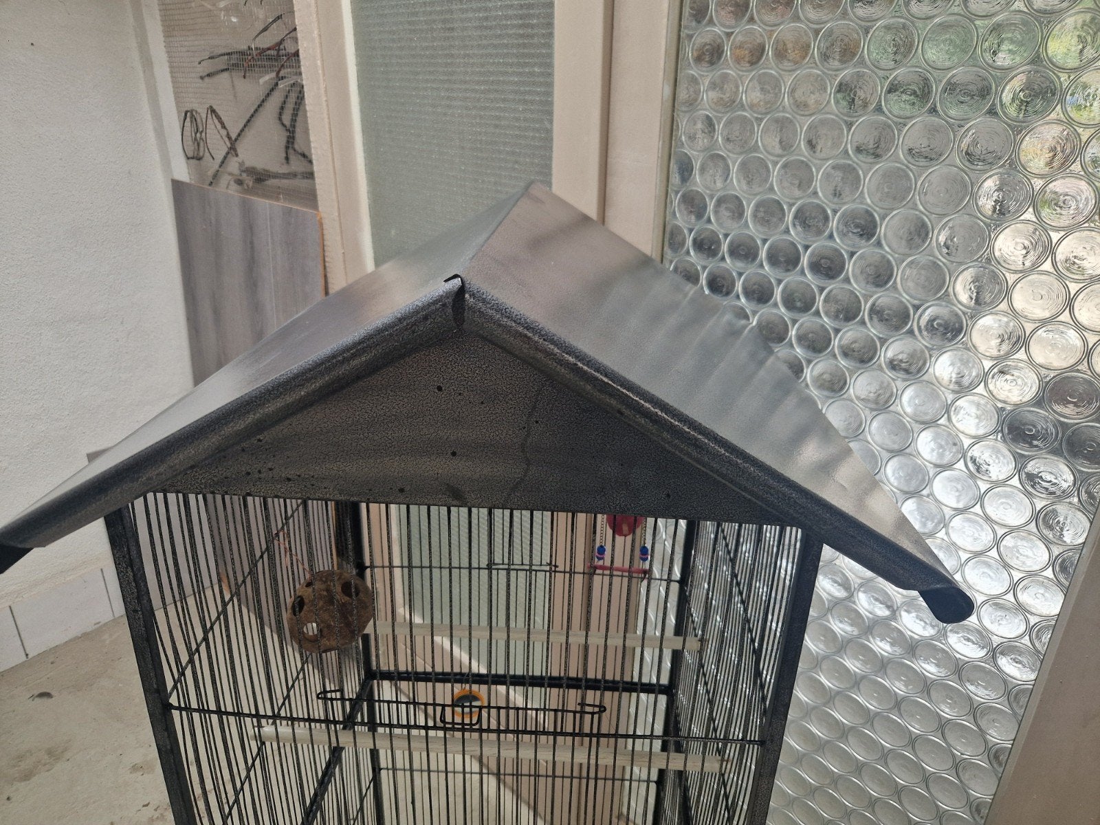 vogelkooi kooi groot grasparkieten agapornissen volière voge, Ophalen of Verzenden, Metaal, Volière