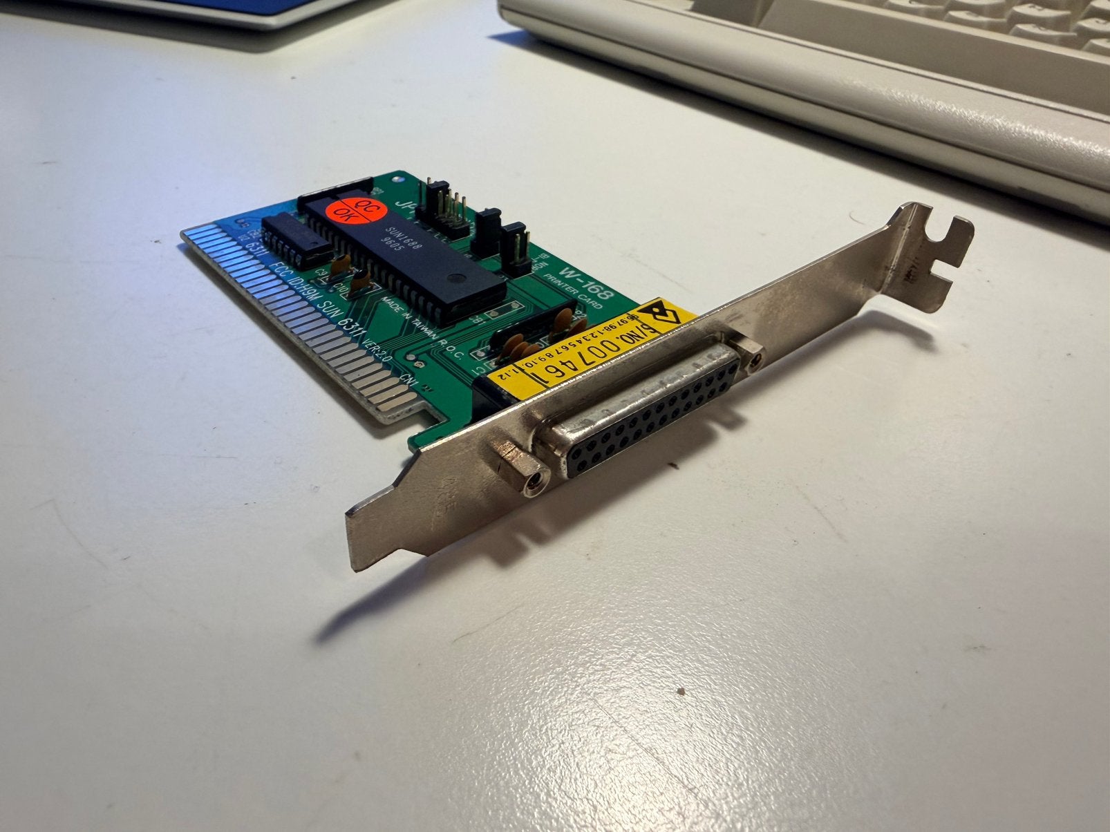 W-168 ISA Printer Card — parallelle poort (LPT), Computers en Software, Vintage Computers, Ophalen of Verzenden