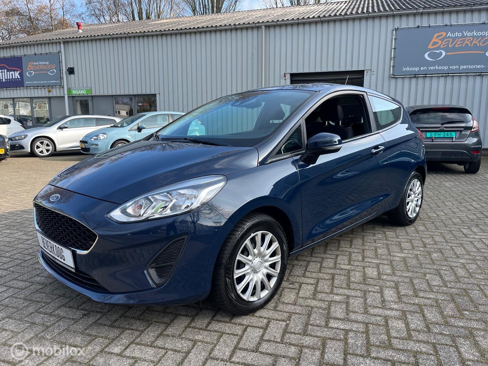 Ford Fiesta 1.1 Blue Edition, Auto's, Voorwielaandrijving, Stof, 1064 kg, Blauw