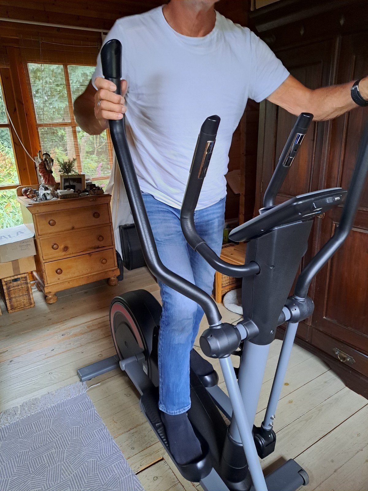 Flow Fitness Glider Crosstrainer DCT2000i  Zo goed als nieuw, Ophalen, Benen, Zo goed als nieuw, Crosstrainer