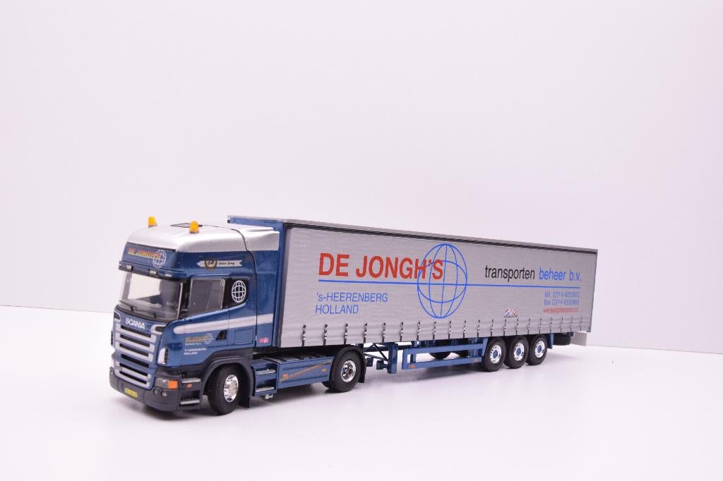 Scania R  '' de Jongh transport ''  Tekno, Ophalen of Verzenden, Zo goed als nieuw, Bus of Vrachtwagen, Tekno