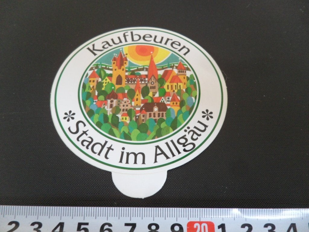 sticker Kaufbeuren Stadt im Allgäu, Ophalen, Zo goed als nieuw