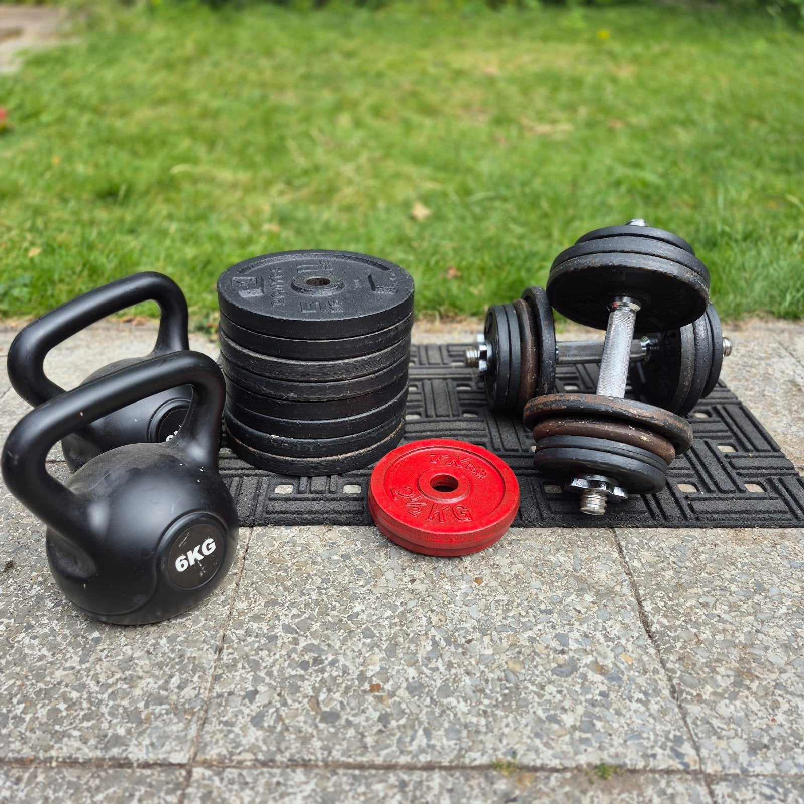 Complete Fitness set, Ophalen, Gebruikt, Benen, Kettlebell