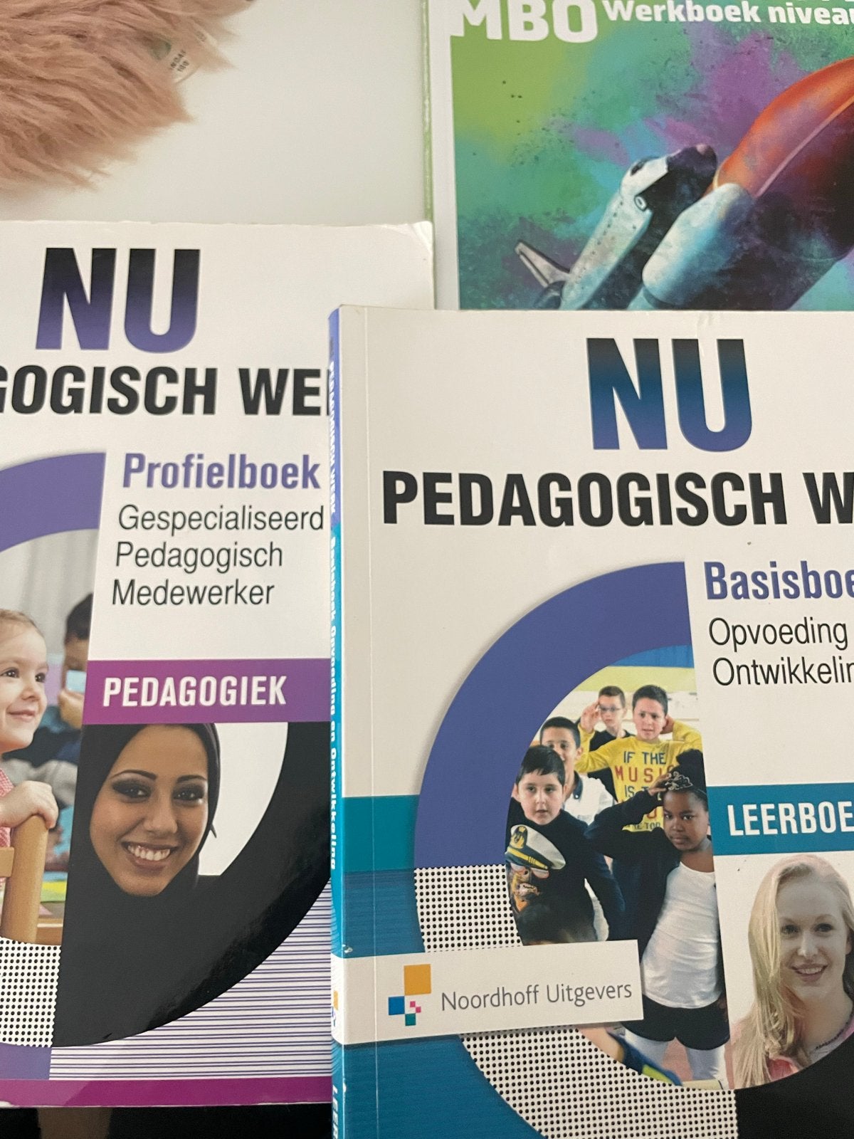 NU Pedagogisch Werk Basisboek en Profielboek MBO, Boeken, Ophalen of Verzenden, Zo goed als nieuw, Overige niveaus, Overige vakken