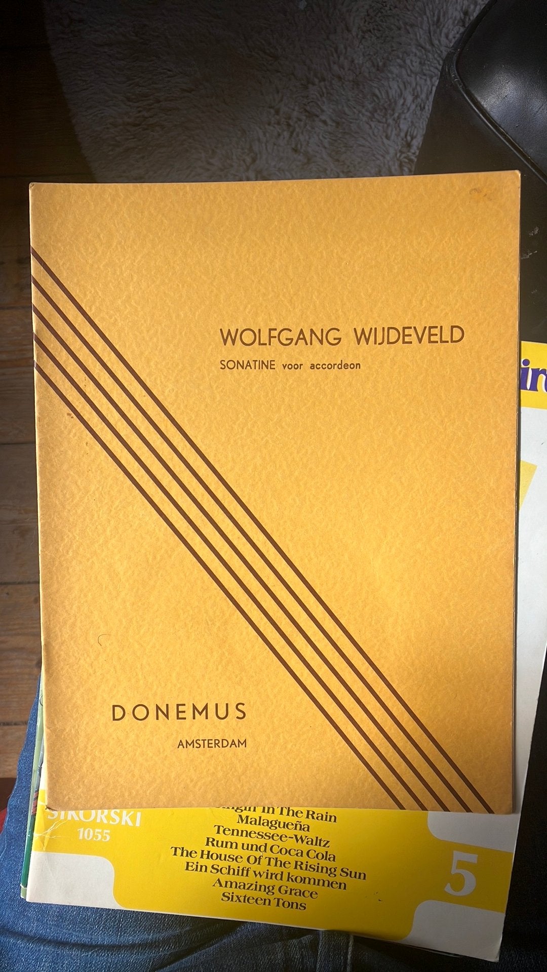 Wolfgang Wijdeveld - Sonatine voor Accordeon (Donemus), Gebruikt, Klassiek, Ophalen of Verzenden, Artiest of Componist
