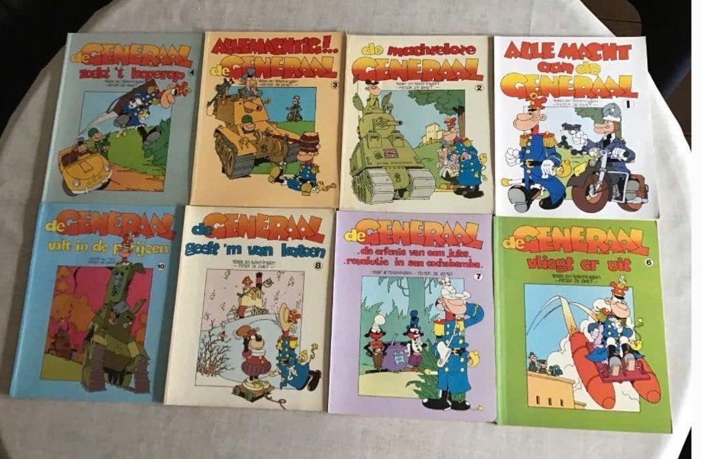 12 uitgaves van Peter de Smet ( De Generaal), Boeken, Stripboeken, Meerdere stripboeken, Ophalen of Verzenden, Gelezen