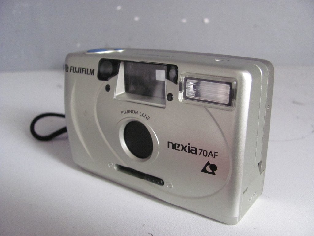 fujifilm nexia 70af  analoge camera  met fujinon lens, Ophalen of Verzenden, Zo goed als nieuw, Compact, Fuji