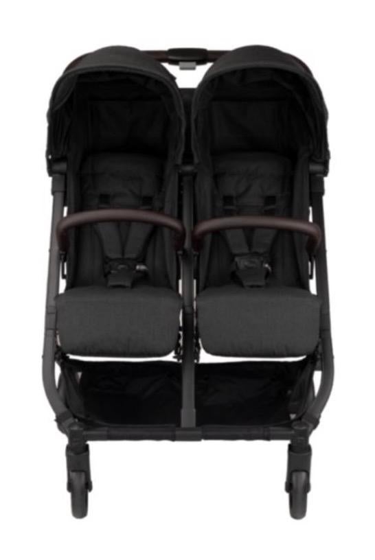 Kinderwagen 2 persoons + reiswieg + deken + kussen, Ophalen of Verzenden, Zo goed als nieuw