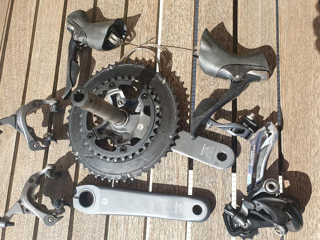 Shimano Ultegra 11S crankset, shifters, derailleurs, remmen, Fietsen en Brommers, Fietsonderdelen, Overige typen, Shimano Ultegra