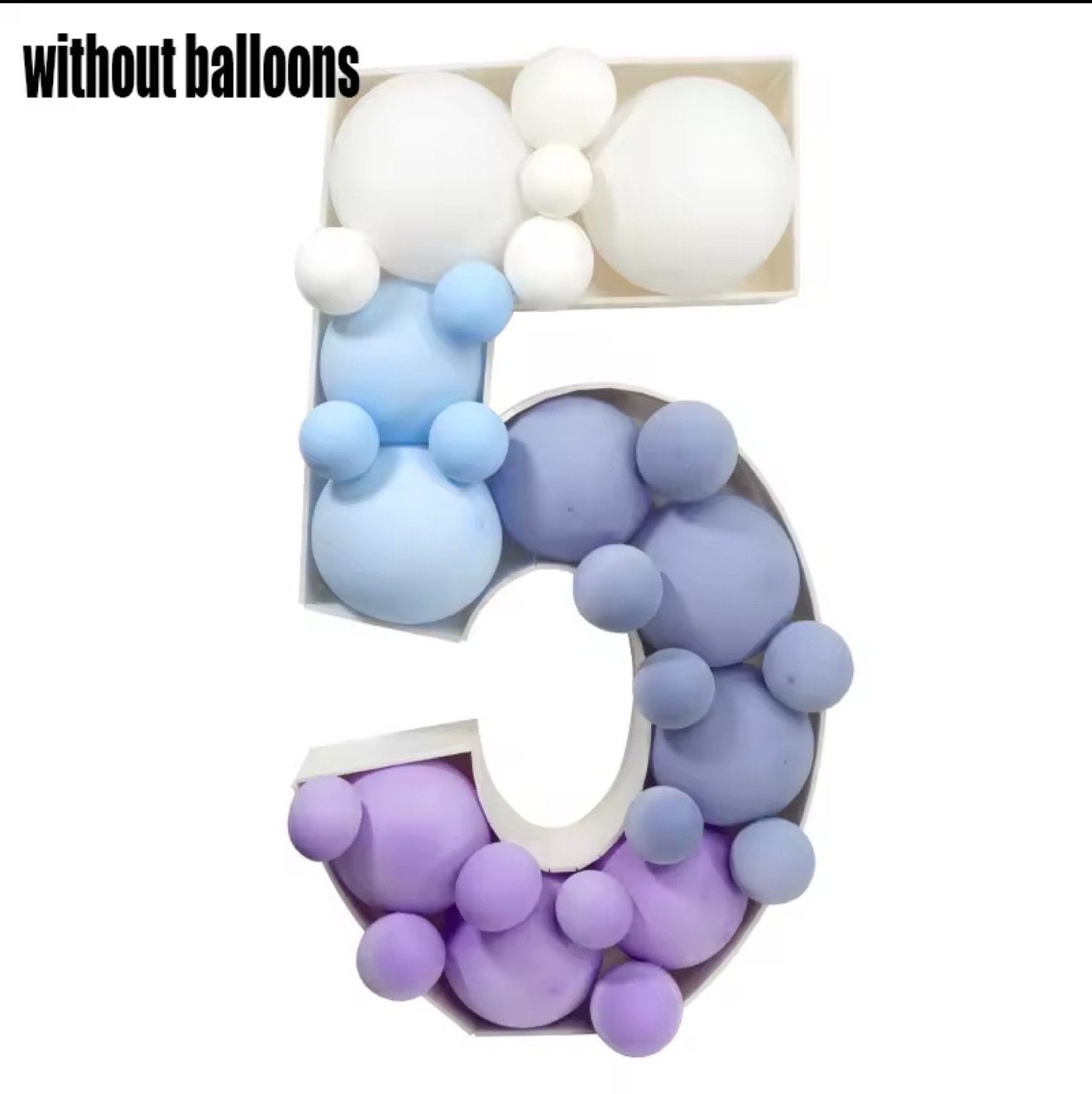 Cijfer 5 Ballonhouder voor Feestdecoratie, Ophalen of Verzenden, Nieuw, Versiering, Verjaardag