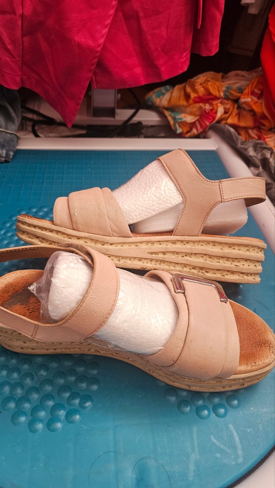 Gabor sandalen - Maat 6 (ongeveer 39 voor de brede voeten), Ophalen of Verzenden, Beige, Sandalen of Muiltjes