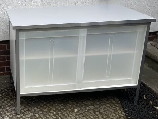 IKEA keukenkast set met schuifdeuren, Ophalen, 100 tot 150 cm, Wit, Zo goed als nieuw