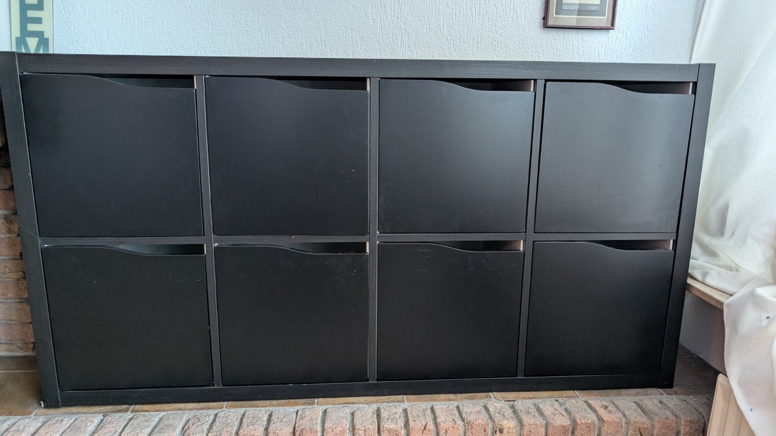 IKEA Kallax kast met deurtjes, Ophalen, Gebruikt